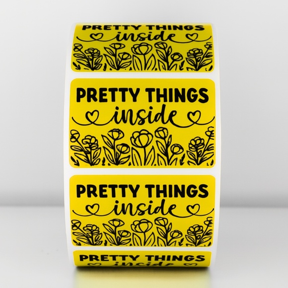✨ "Pretty Things Inside" Stickers | Small Business Packaging |  Labels STICKERS - Picture 10 of 11